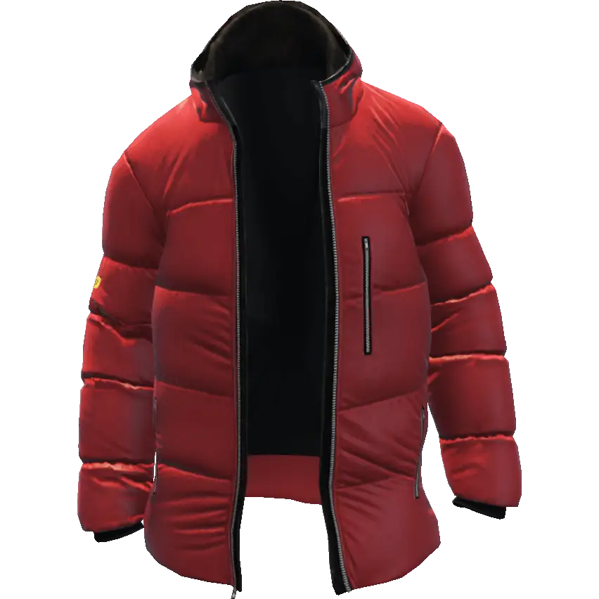 Открытый пуховик