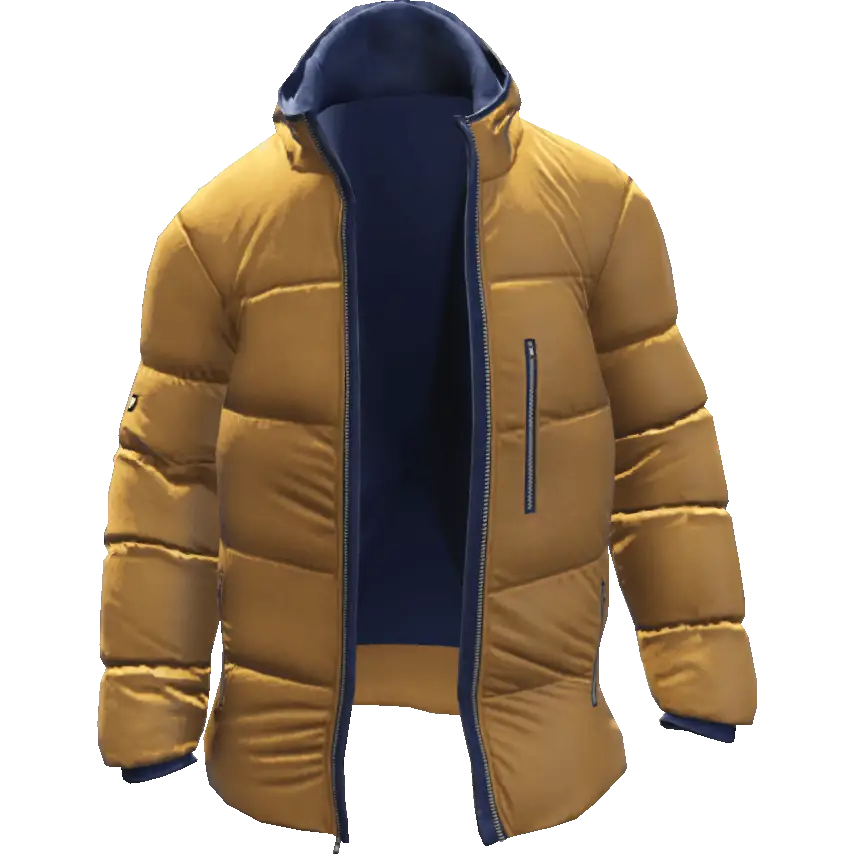 Открытый пуховик