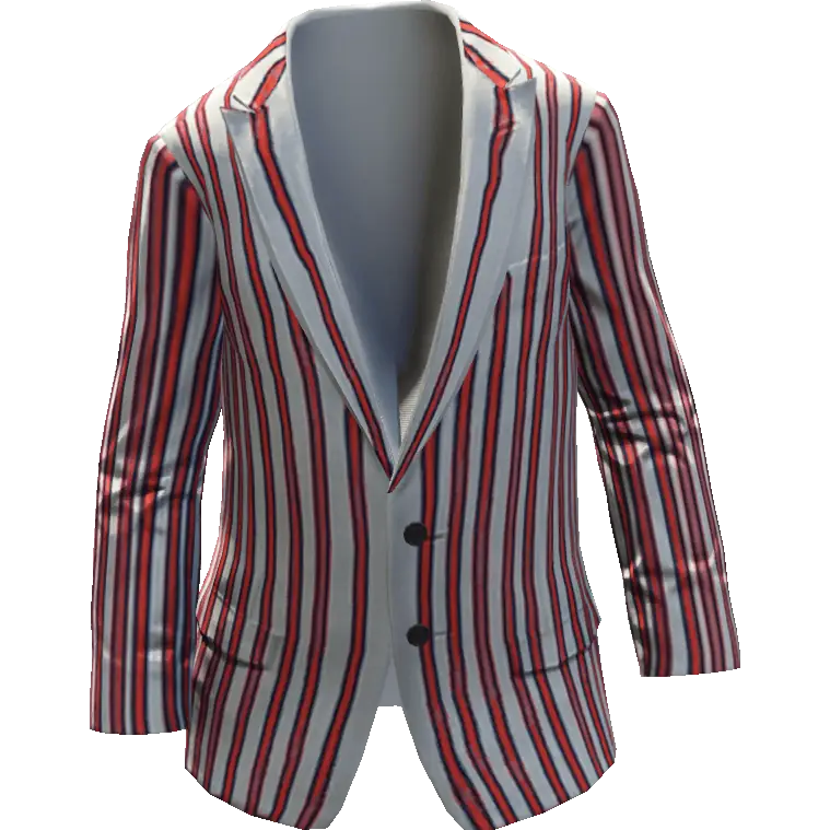Пиджак в полоску