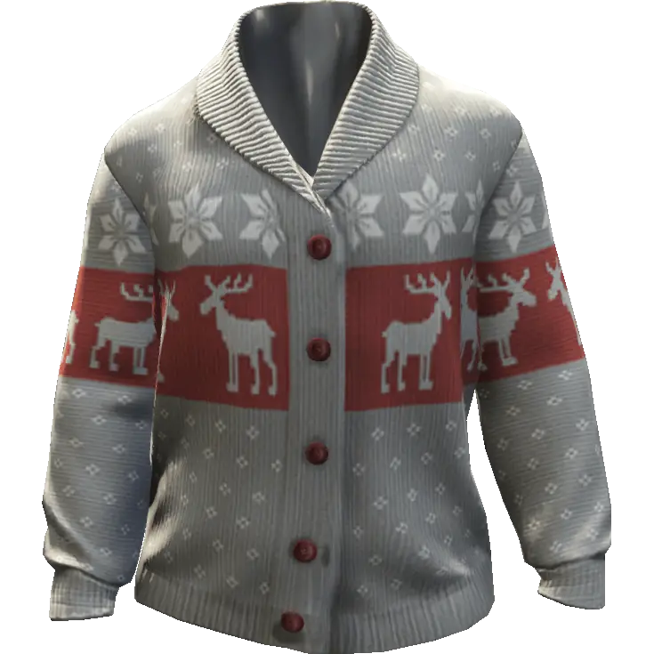 Кофта с ёлками №1