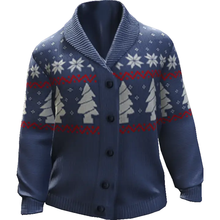 Кофта с ёлками №2