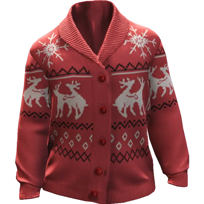 Кофта с ёлками №2