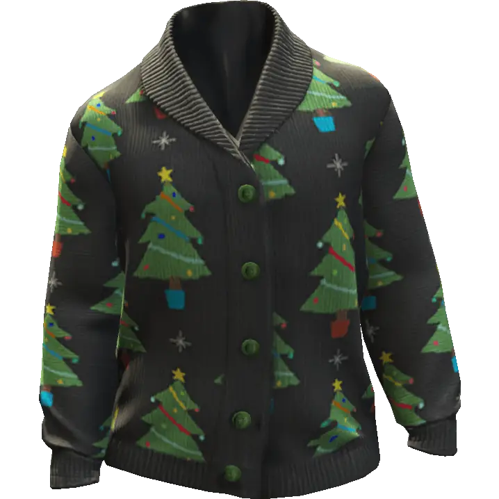 Кофта с ёлками №2