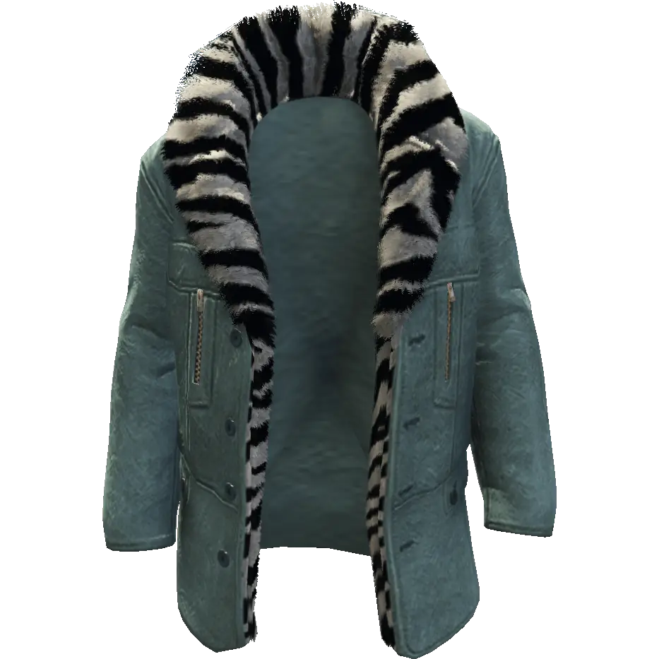 Кожаная куртка с мехом №2