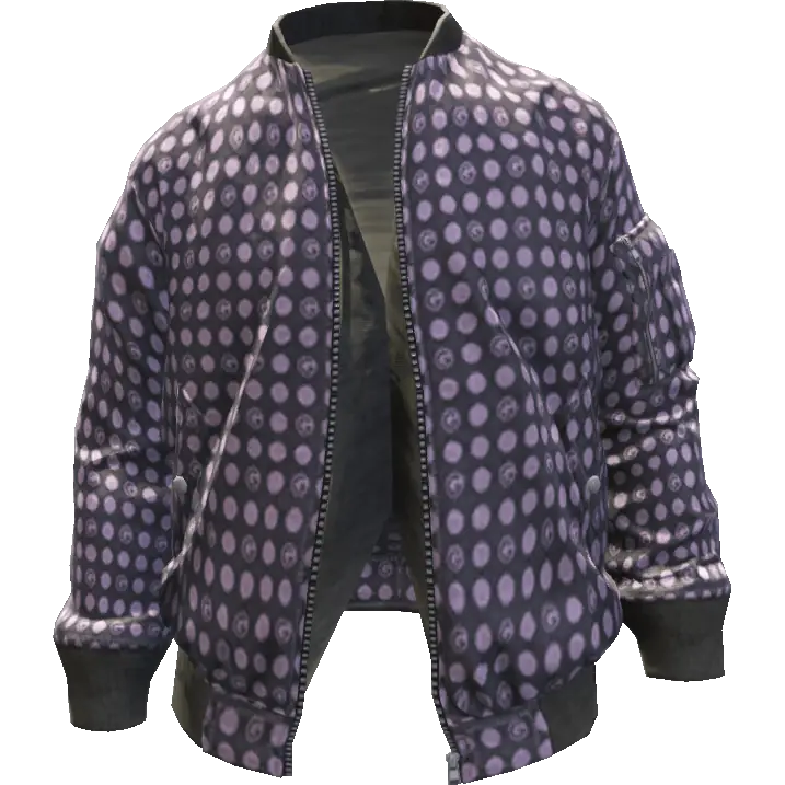 Открытая куртка в кружок