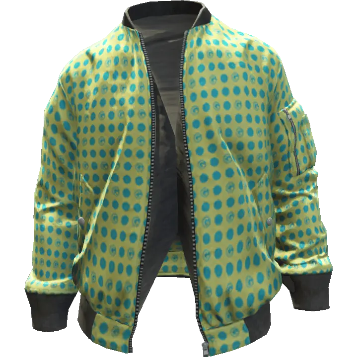 Открытая куртка в кружок