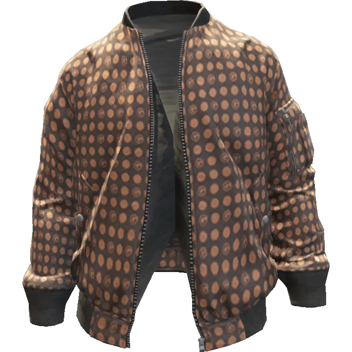 Открытая куртка в кружок