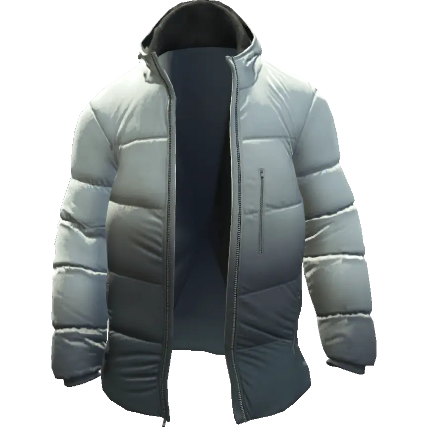 Разноцветная открытая куртка