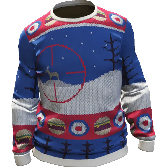 Вязаная кофта 'Burger Shot'