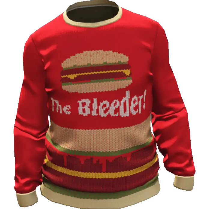 Вязаная кофта 'Burger Shot'