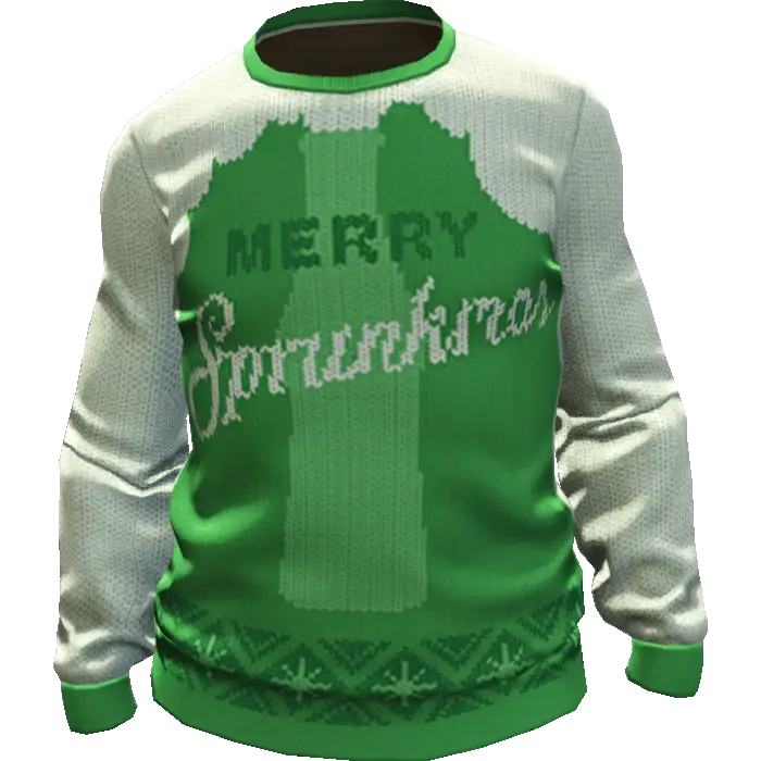 Вязаная кофта 'Burger Shot'