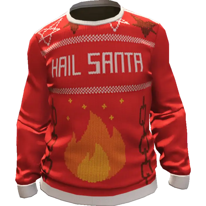 Вязаная кофта 'Burger Shot'