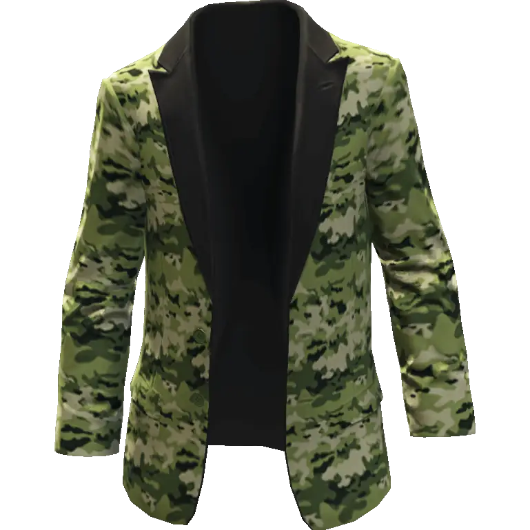 Пиджак с узором открытый