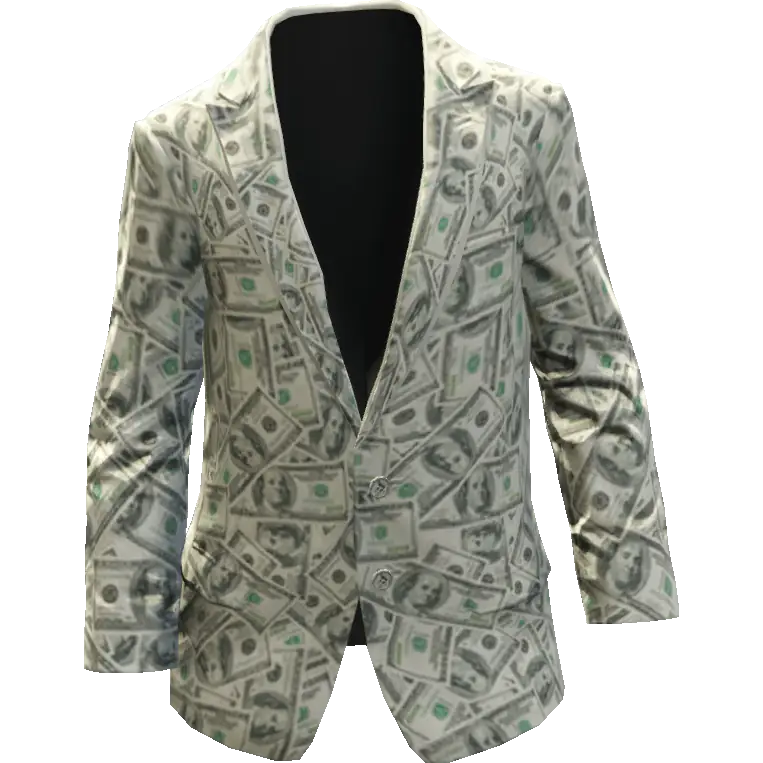 Пиджак с узором закрытый