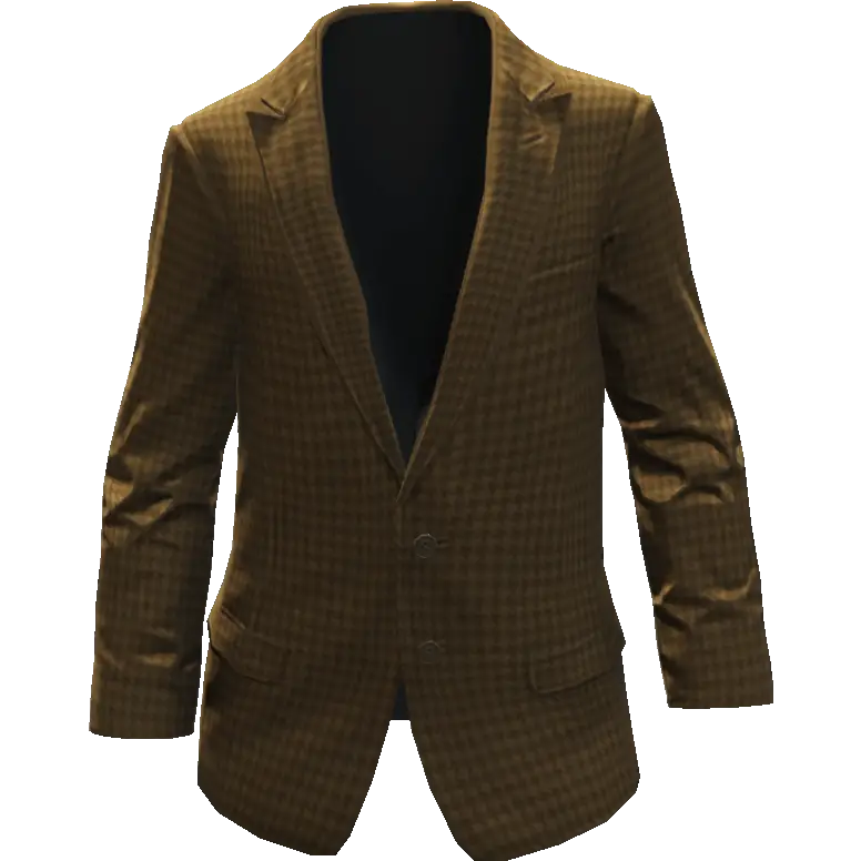 Пиджак с узором закрытый