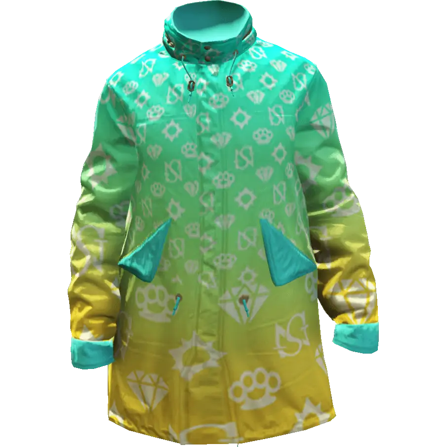 Разноцветная куртка 'Diamond' №1