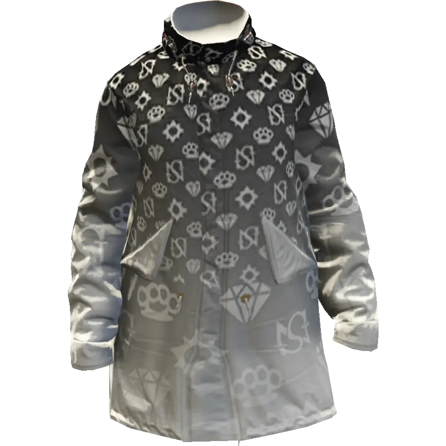 Разноцветная куртка 'Diamond' №1