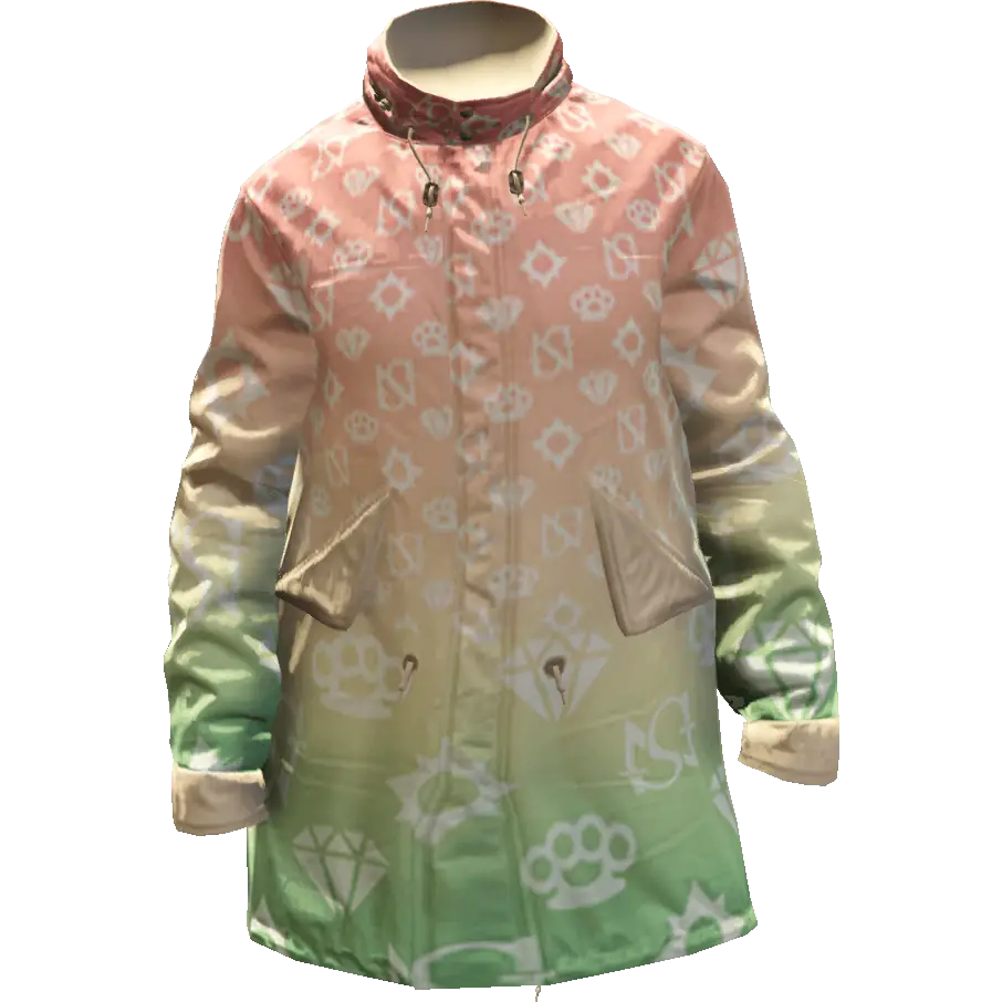 Разноцветная куртка 'Diamond' №1