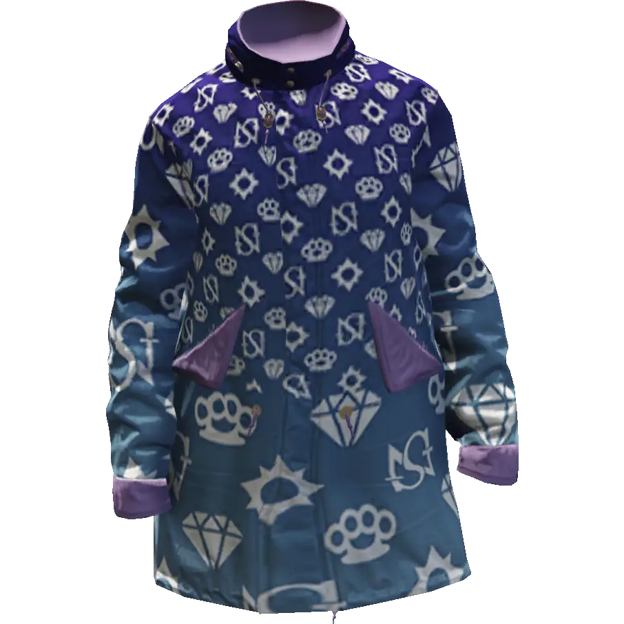 Разноцветная куртка 'Diamond' №1