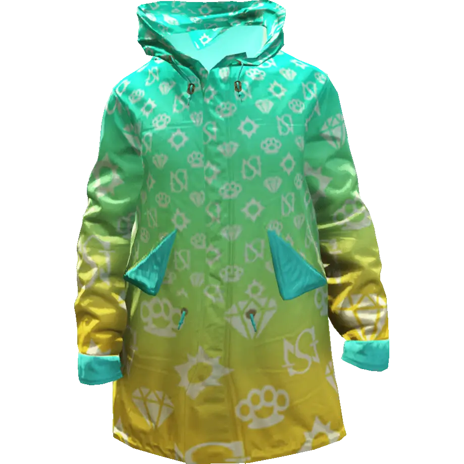 Разноцветная куртка 'Diamond' №2