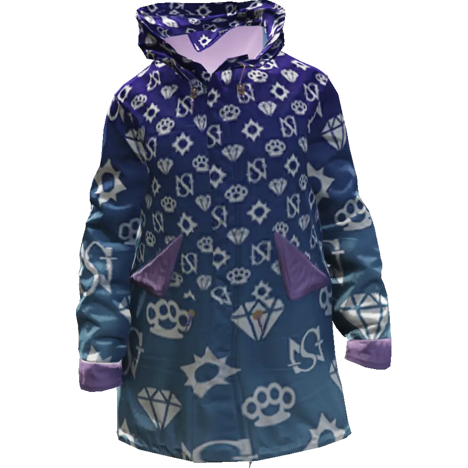 Разноцветная куртка 'Diamond' №2