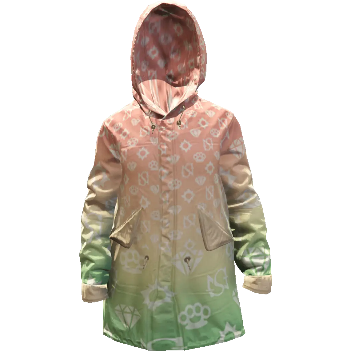 Разноцветная куртка 'Diamond' №3