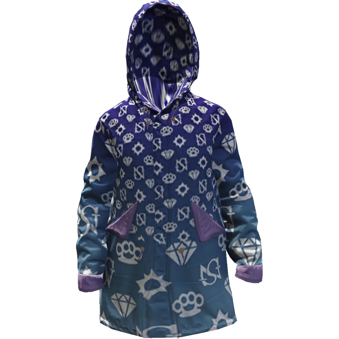 Разноцветная куртка 'Diamond' №3